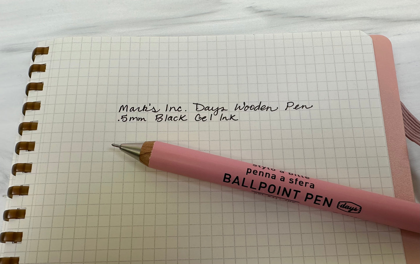 Mark's Inc. Days Wooden Pen