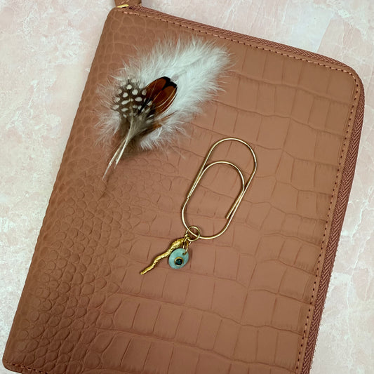 Charm planificateur en tourmaline noire Good Witch