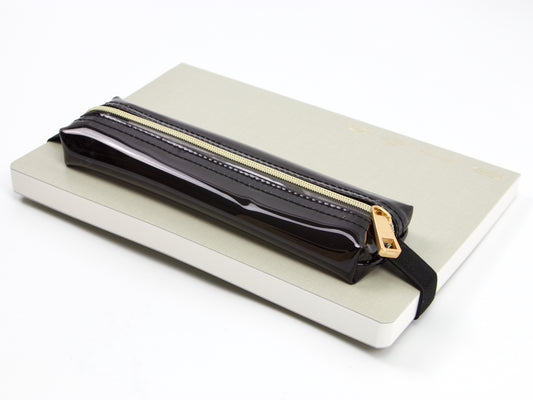 Midori Book Band Pen Case Clear