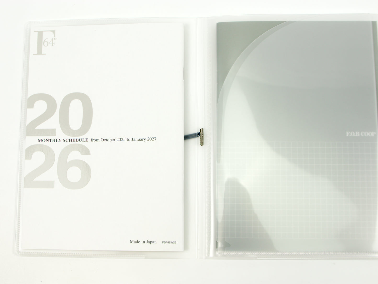 Kyokuto FOB Coop Monthly Planner Binder 2026 A5