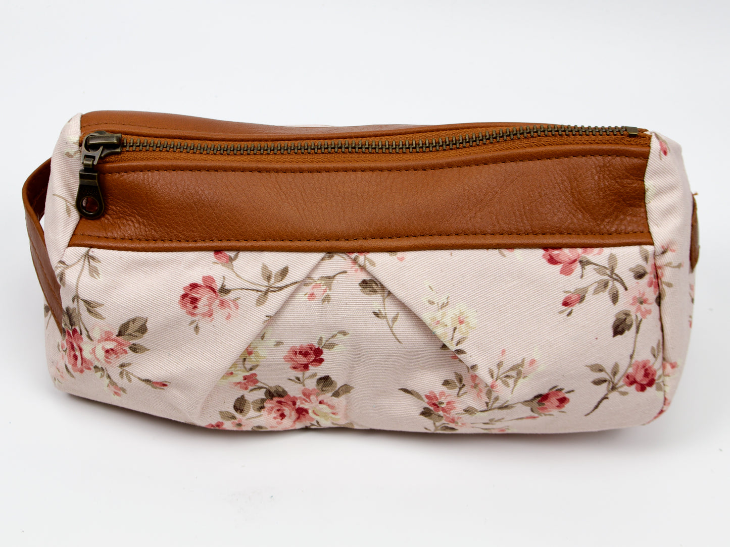 milloo Estia Accessory Bag Floral Canvas Pale Pink