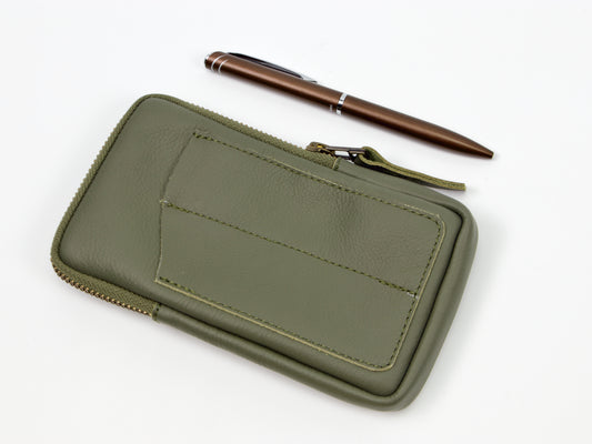 milloo Slim Pen Case Olive Green