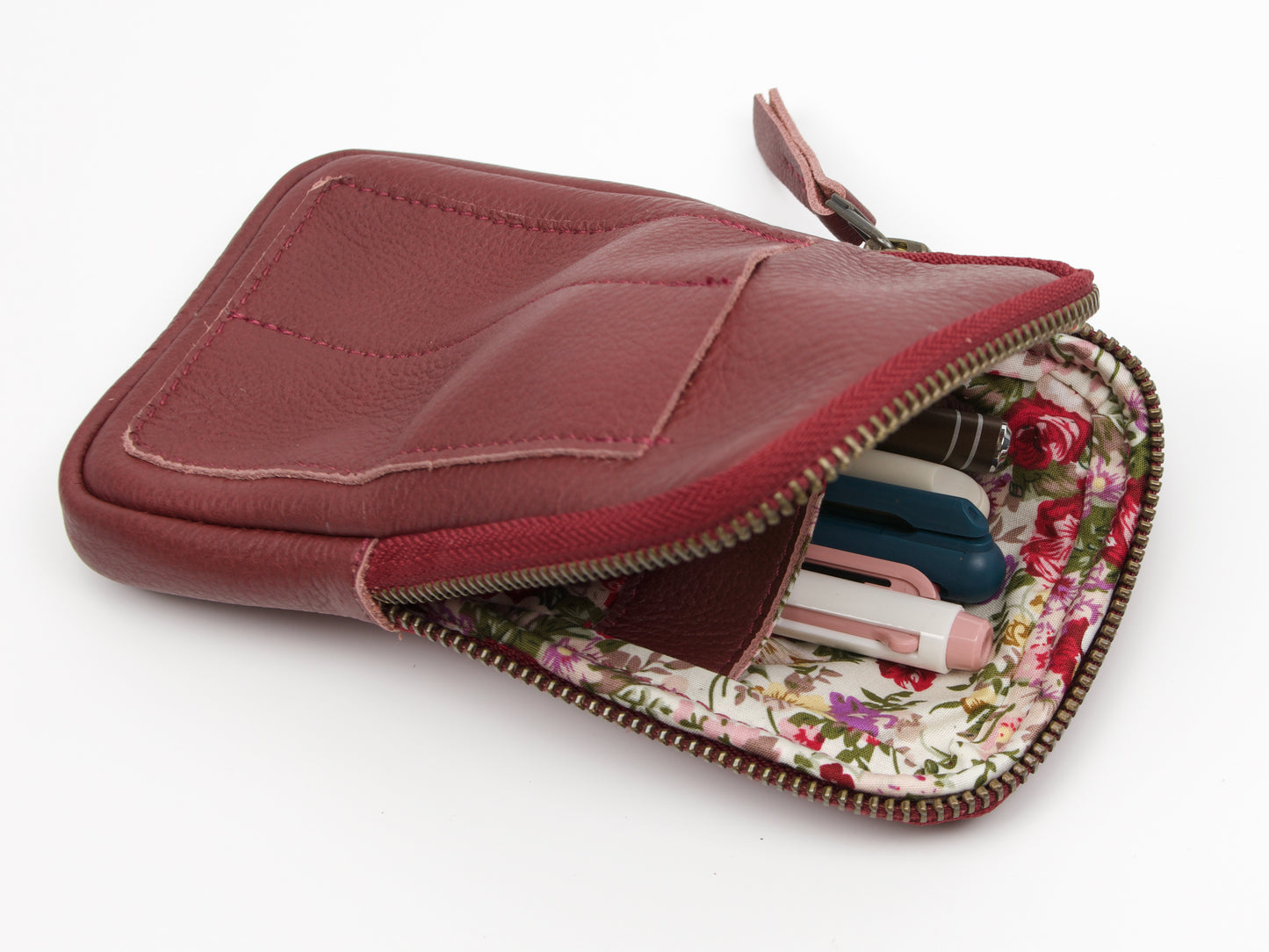 milloo Slim Pen Case Burgundy