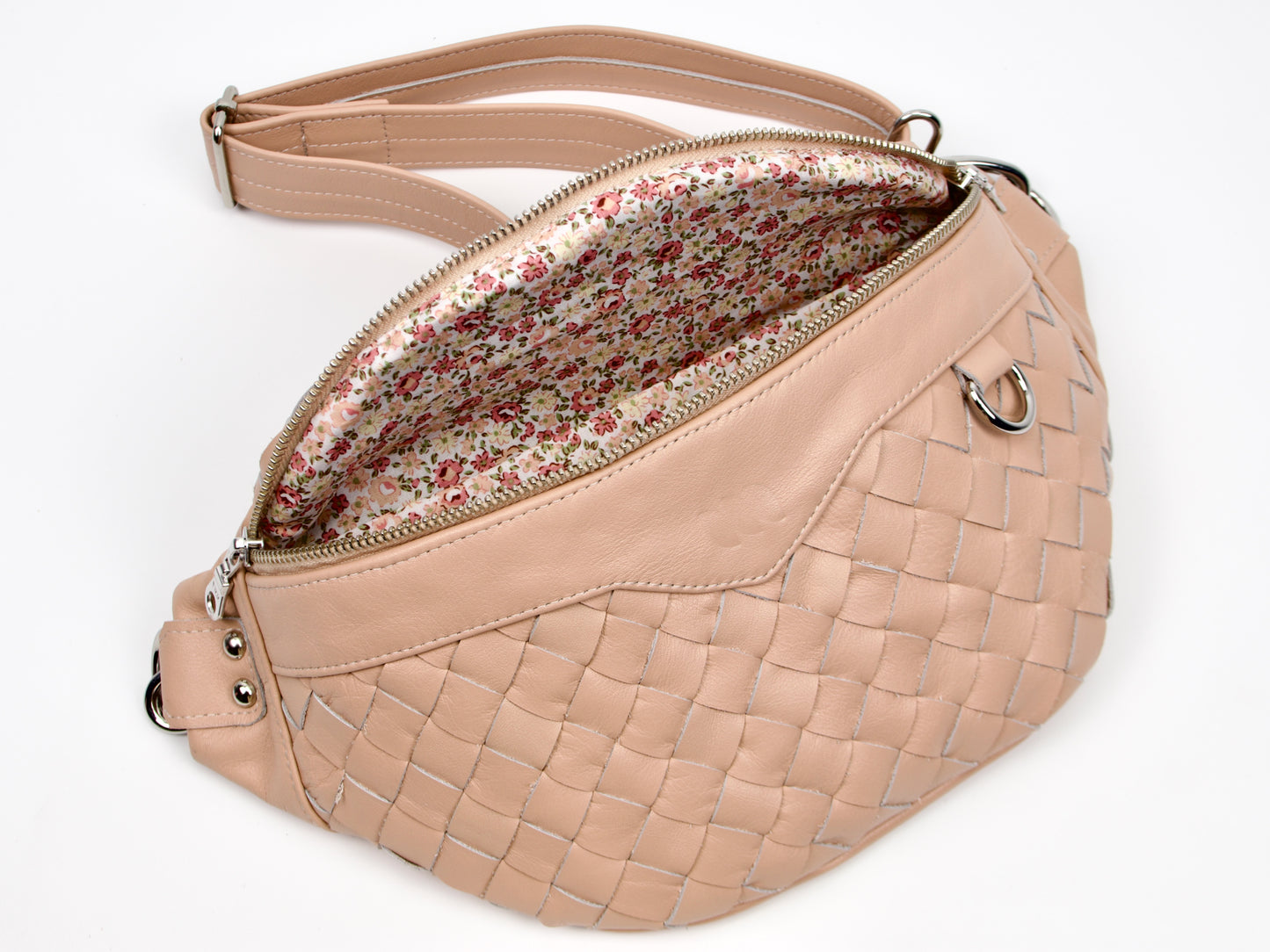 milloo Haris Fanny Pack Handwoven Vintage Pink