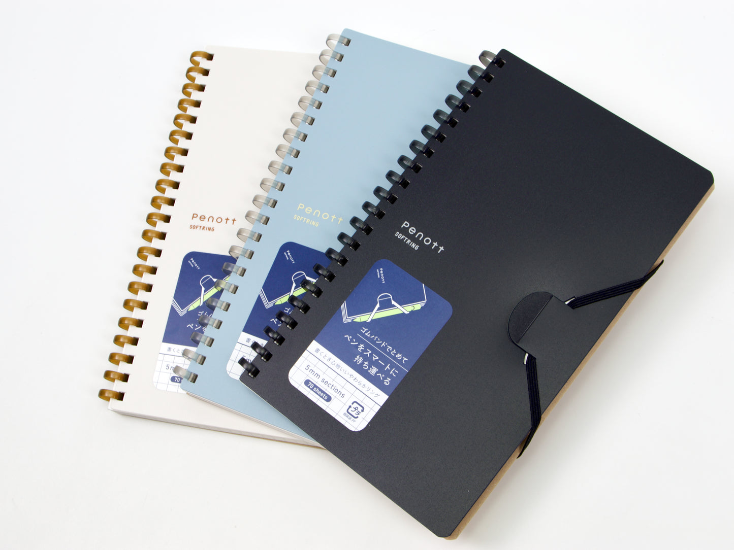 Kokuyo Penott Soft Ring A5 Slim