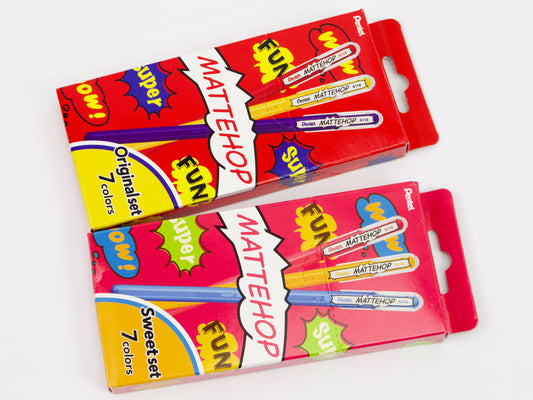 Juego de 7 colores Mattehop de Pentel