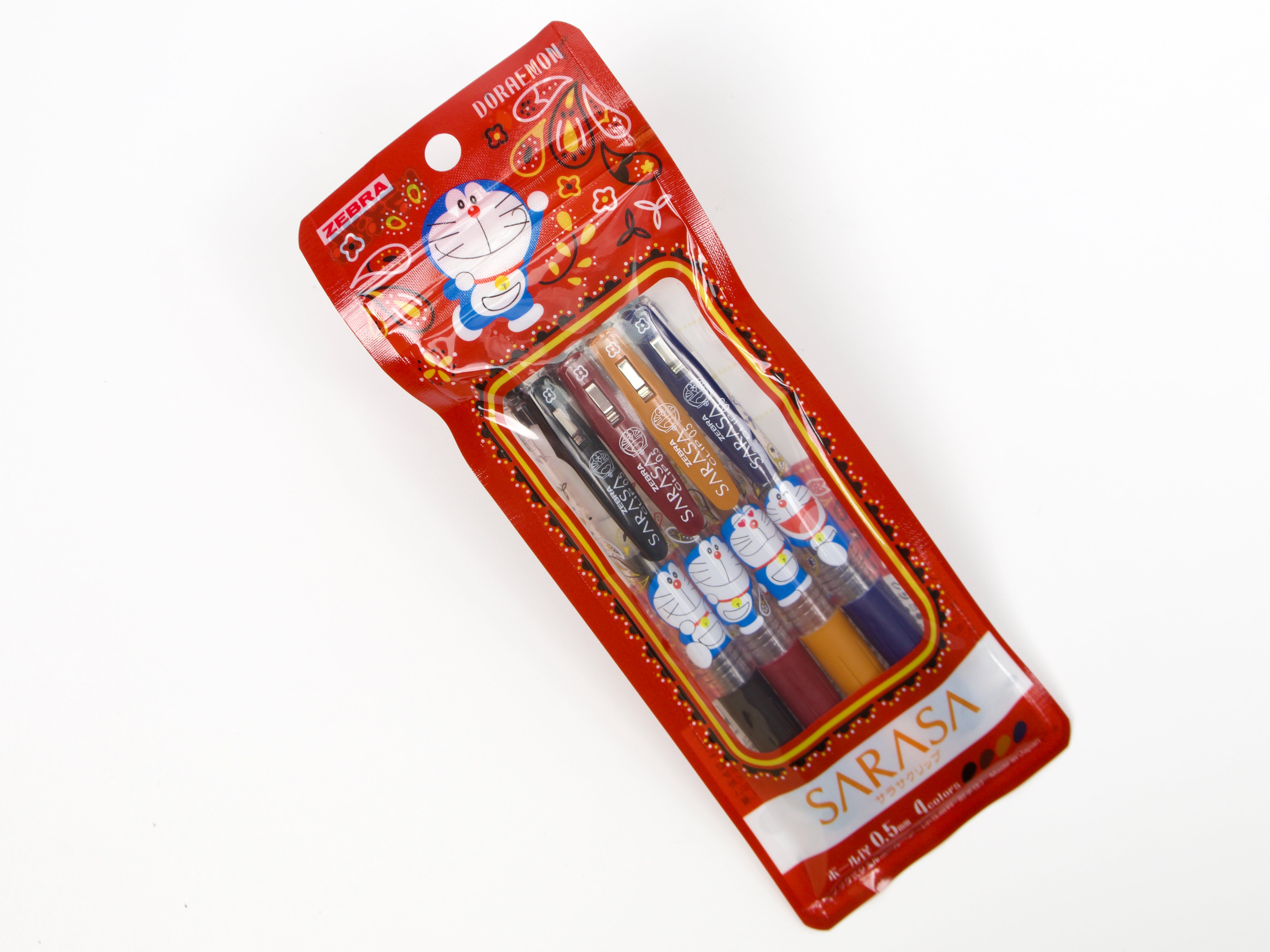 Doraemon Sarasa Clip Vintage 4 Color Set – Tokyo Pen Shop