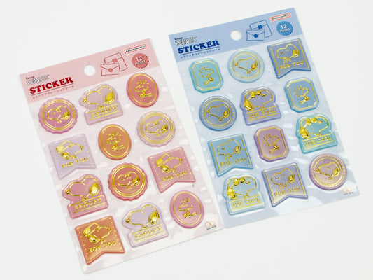 Snoopy Wax Seal Design Stickers