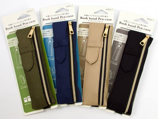 Midori Book Band Pen Case