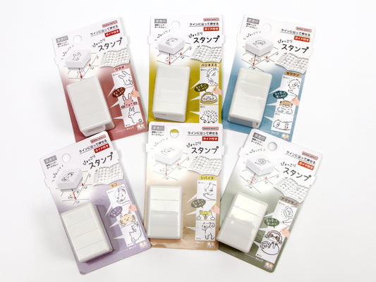 Sello de media cara para pintar de Midori