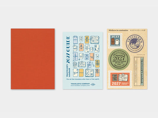 2027 Monthly for PASSPORT size Traveler's Notebook