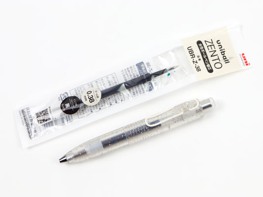 Uniball One P LTD Transparent Glitter Barrel