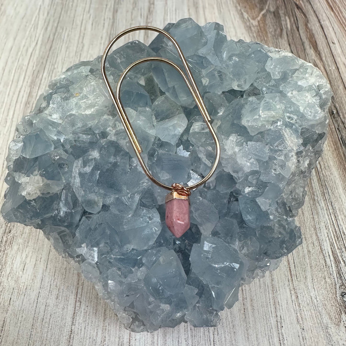 Good Witch Rhodonite Planner Charm