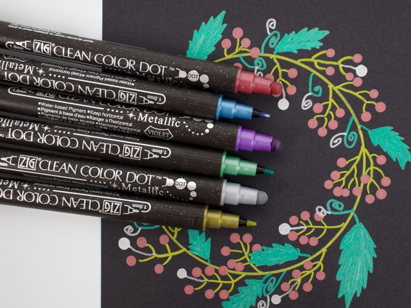 Kuretake Clean Color Dot Metallics