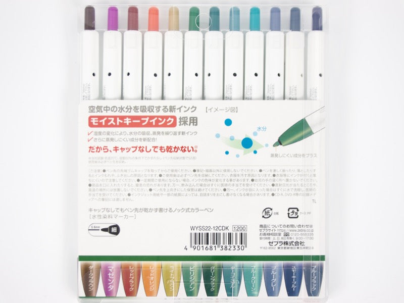 Ensemble de 12 couleurs Zebra Click Art