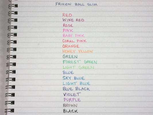 Frixion Ball Slims .38 LFBTRF12UF (singles)