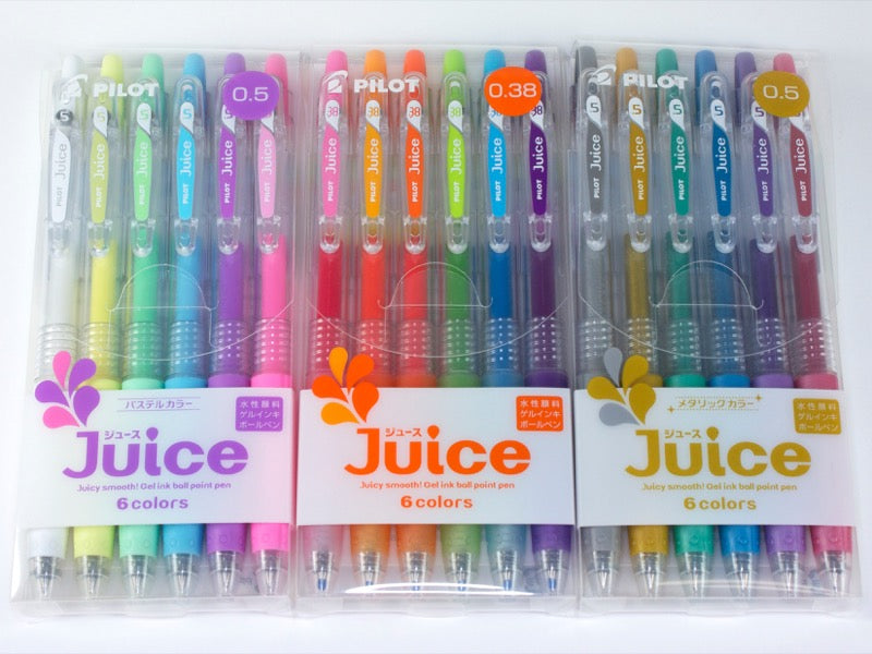 Pilot Juice 6 Color Set - Tokyo Pen Shop