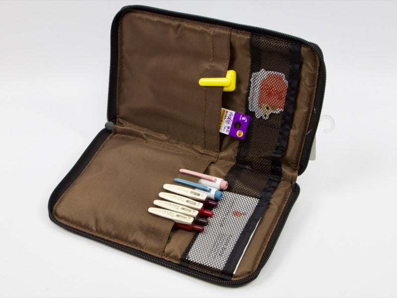 Estuche para bolígrafo plano tipo Lihit Lab, ancho