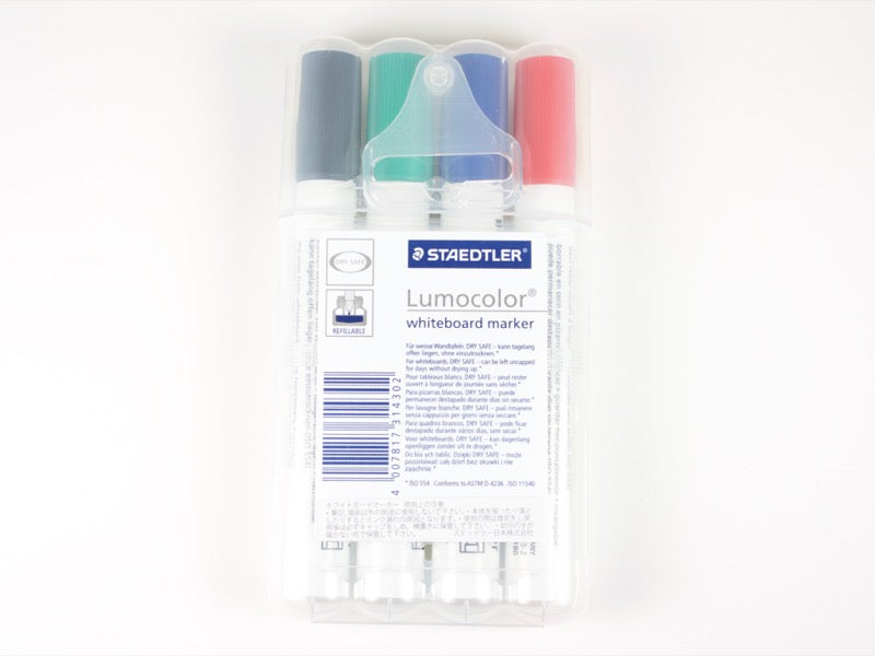 Lumocolor Whiteboard Marker 4 Color Set