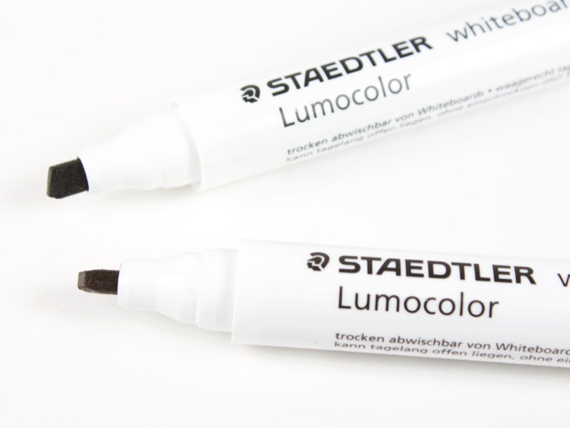 Lumocolor Chisel Whiteboard Marker 6 Color Set