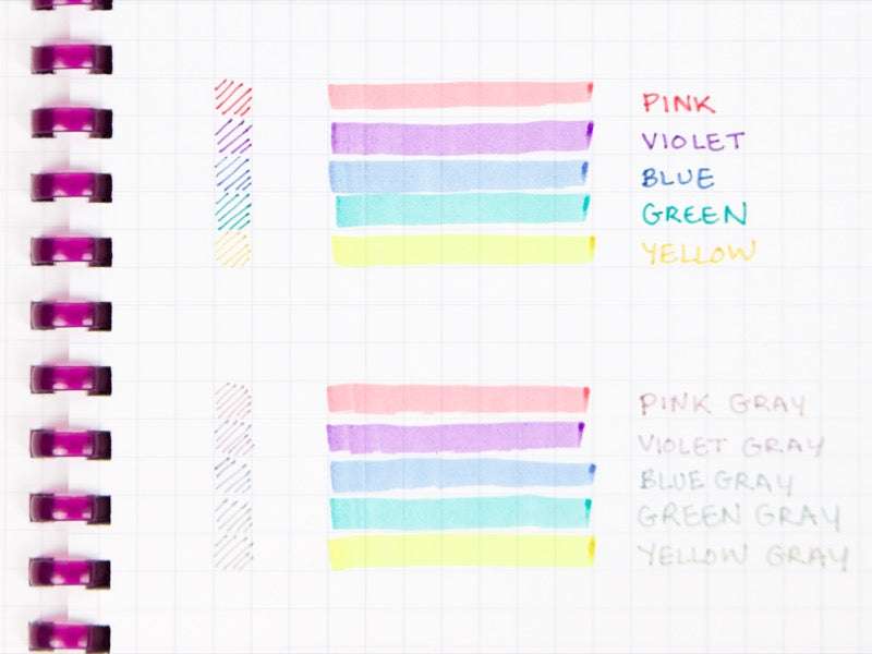 Kokuyo Mark+ Two Way Highlighter - Fineliner