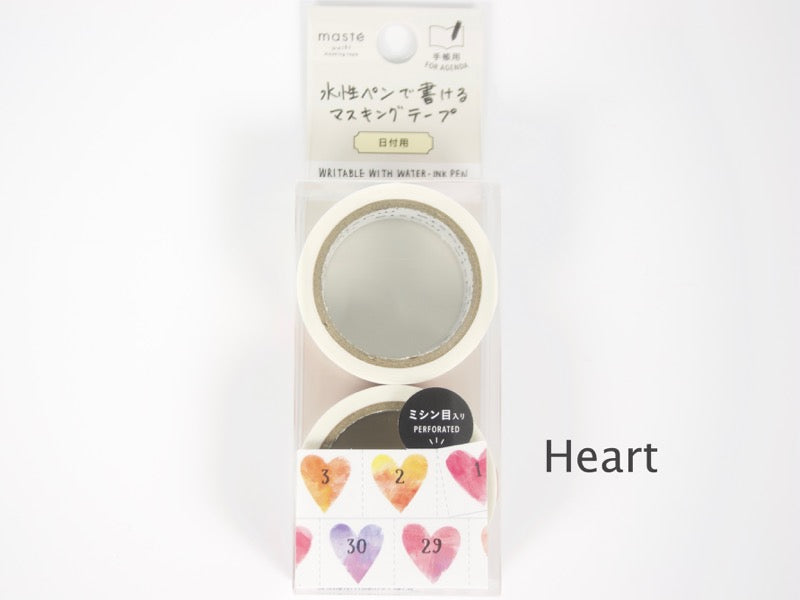 Papel washi perforado para escribir de Mark's Inc. Day