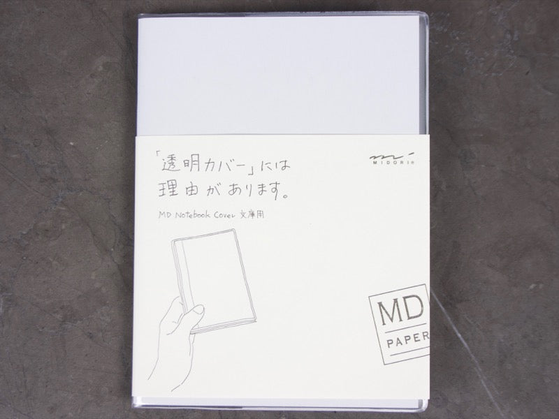 Midori MD A6 Notebook Cover - Clear