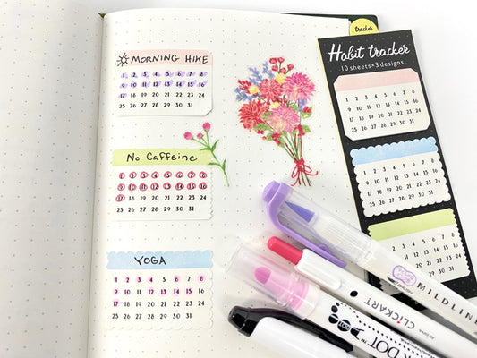 Midori Habit Tracker Sticky Note