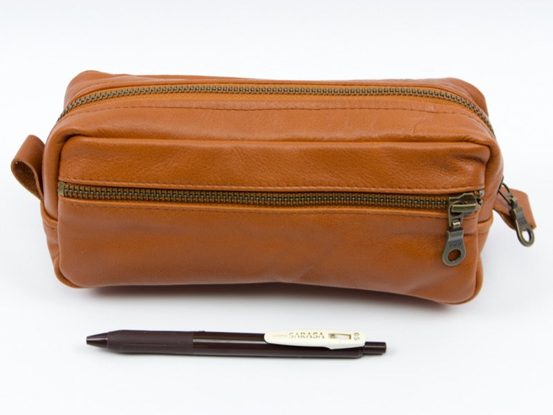 Brick case - Brown vintage leather - milloobags