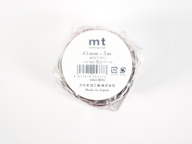 Flores y perlas troqueladas mt FAB