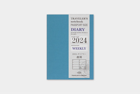 Coming Soon: 2024 Weekly for PASSPORT size Traveler's Notebook