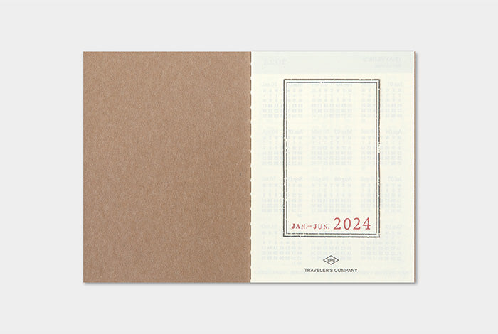 2024 Weekly for PASSPORT size Traveler's Notebook