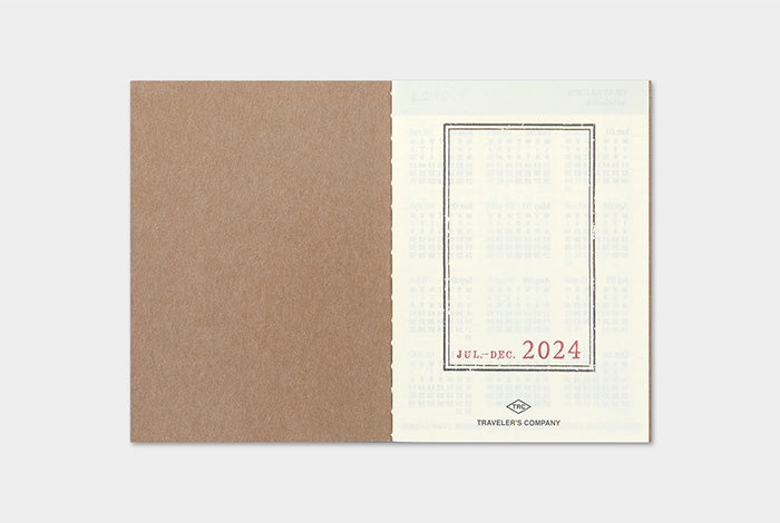 2024 Weekly for PASSPORT size Traveler's Notebook