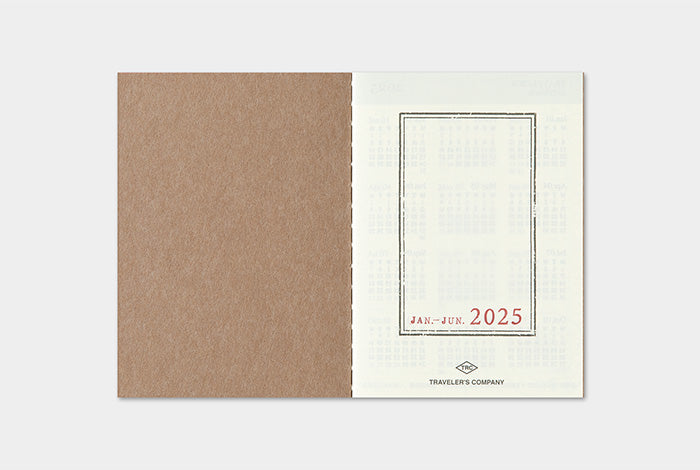 2025 Weekly for PASSPORT size Traveler's Notebook