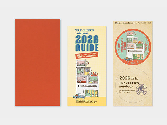 2026 Monthly Refill for Traveler's Notebook