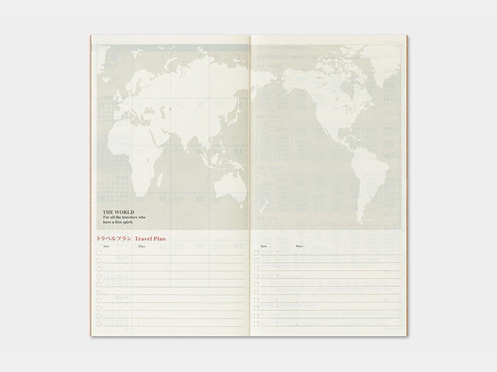 2026 Monthly Refill for Traveler's Notebook