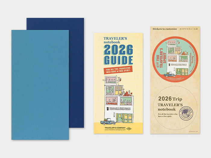 2026 Weekly + Memo Refill for Traveler's Notebook