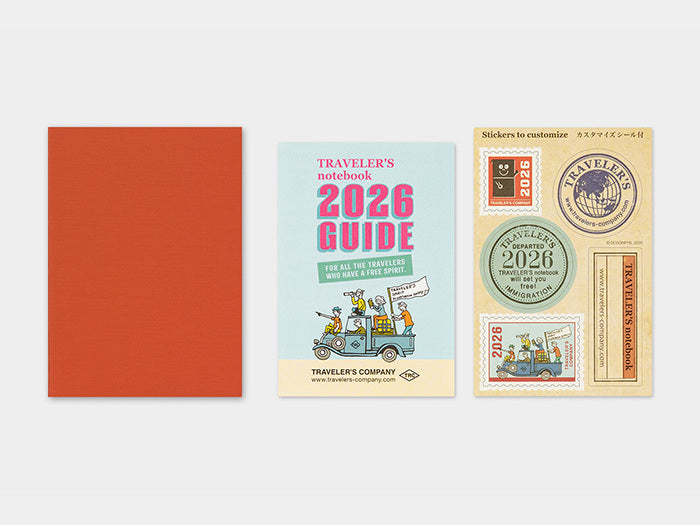 2026 Monthly for PASSPORT size Traveler's Notebook