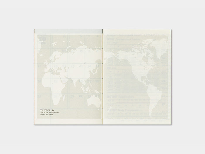 2026 Monthly for PASSPORT size Traveler's Notebook