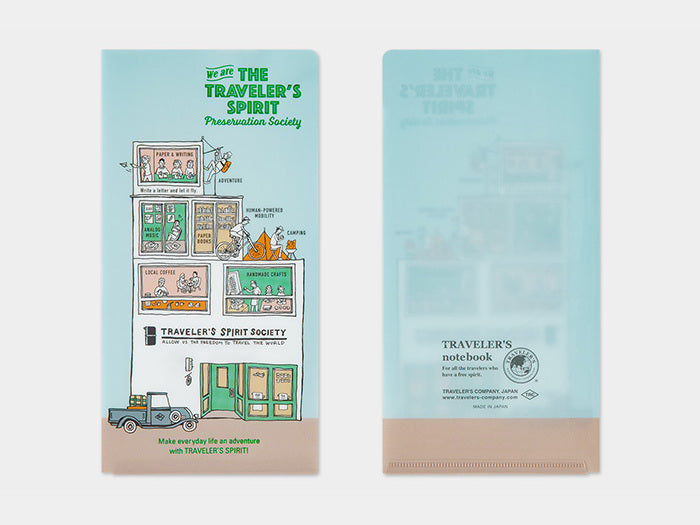 2026 Clear Folder for Traveler's Notebook