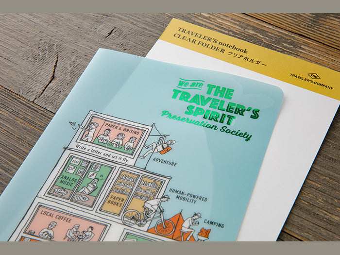 2026 Clear Folder for Traveler's Notebook
