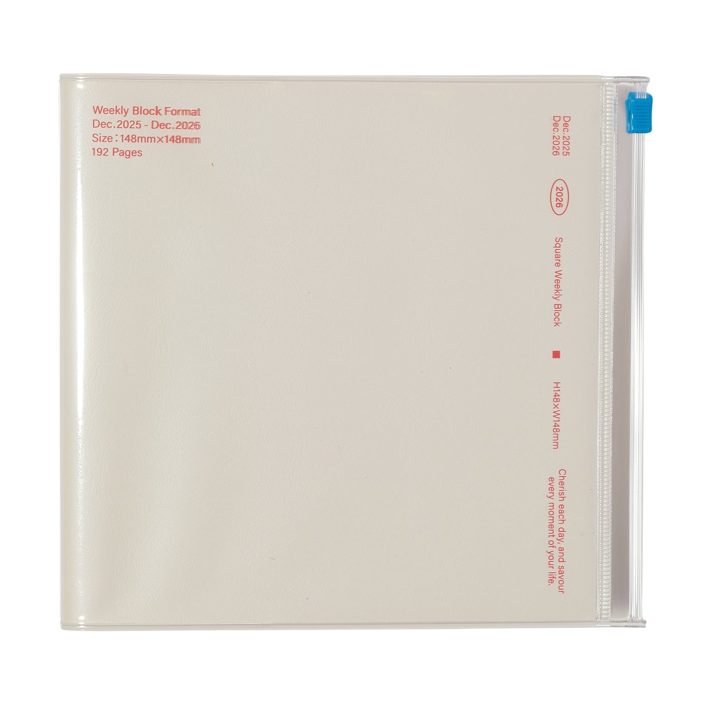 Mark's Inc. Six Month Tracker Clear Zip 2026 A6