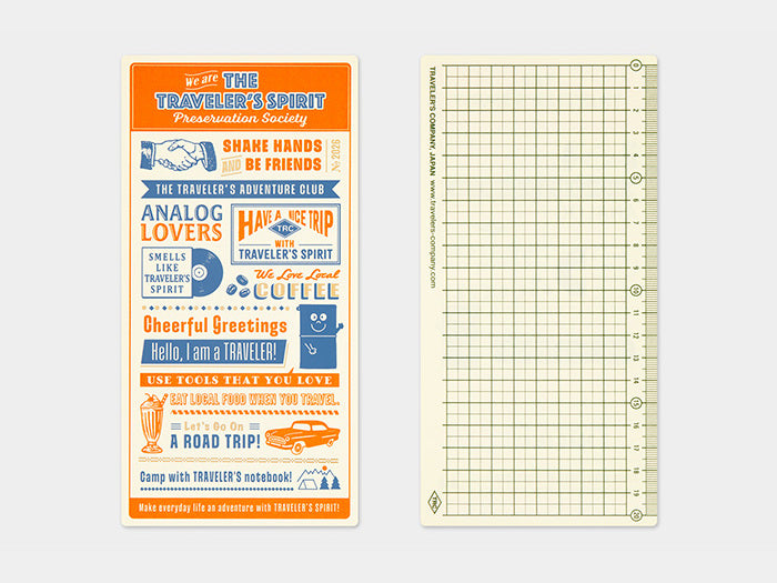 2026 Plastic Sheet for Traveler's Notebook