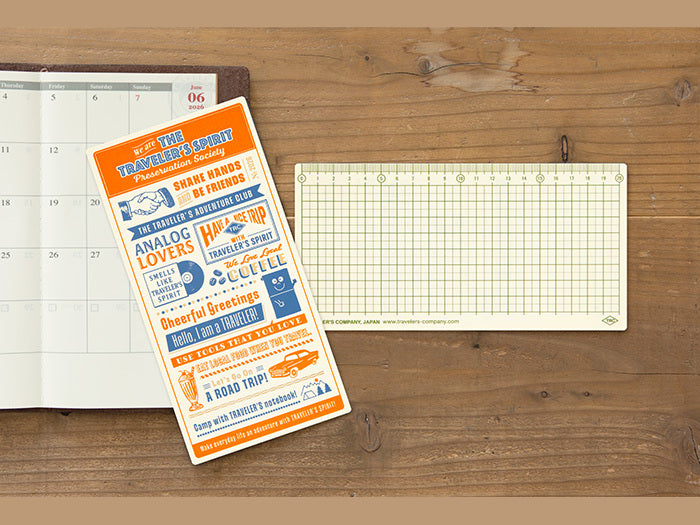 2026 Plastic Sheet for Traveler's Notebook