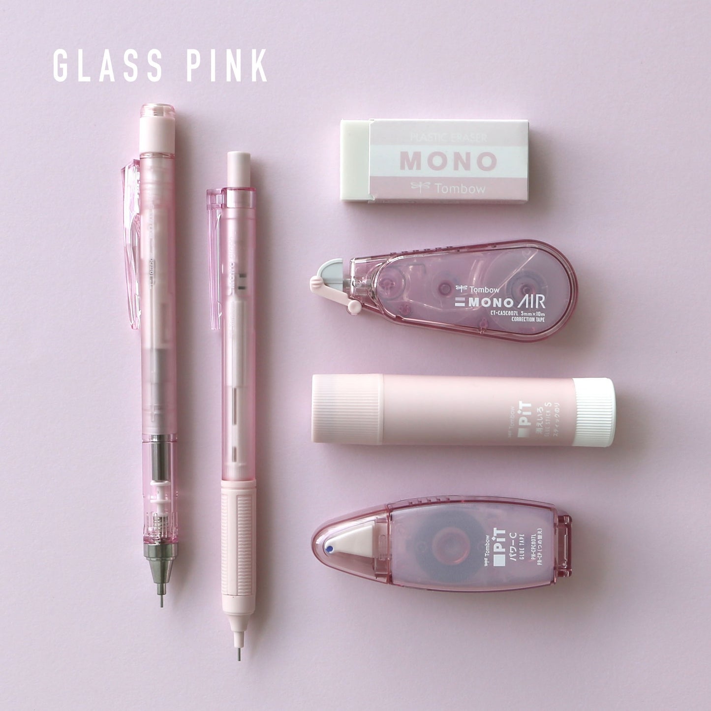 Tombow Mono Graph Pastel Glass Édition limitée