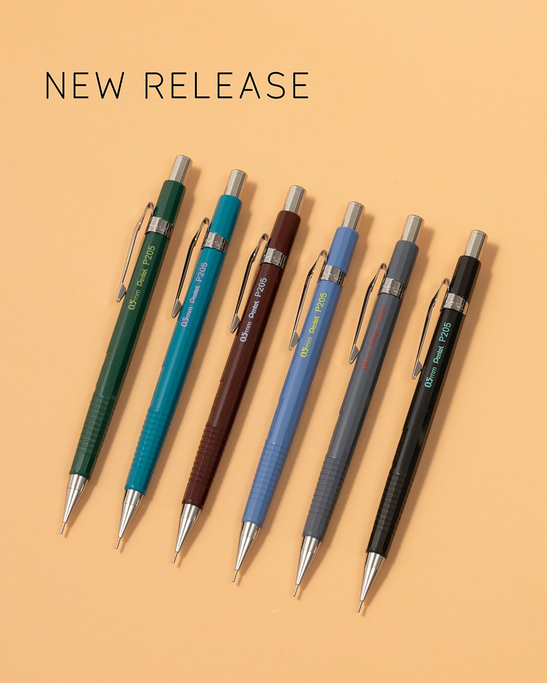 Pentel P205 LTD Neo Classical Colors