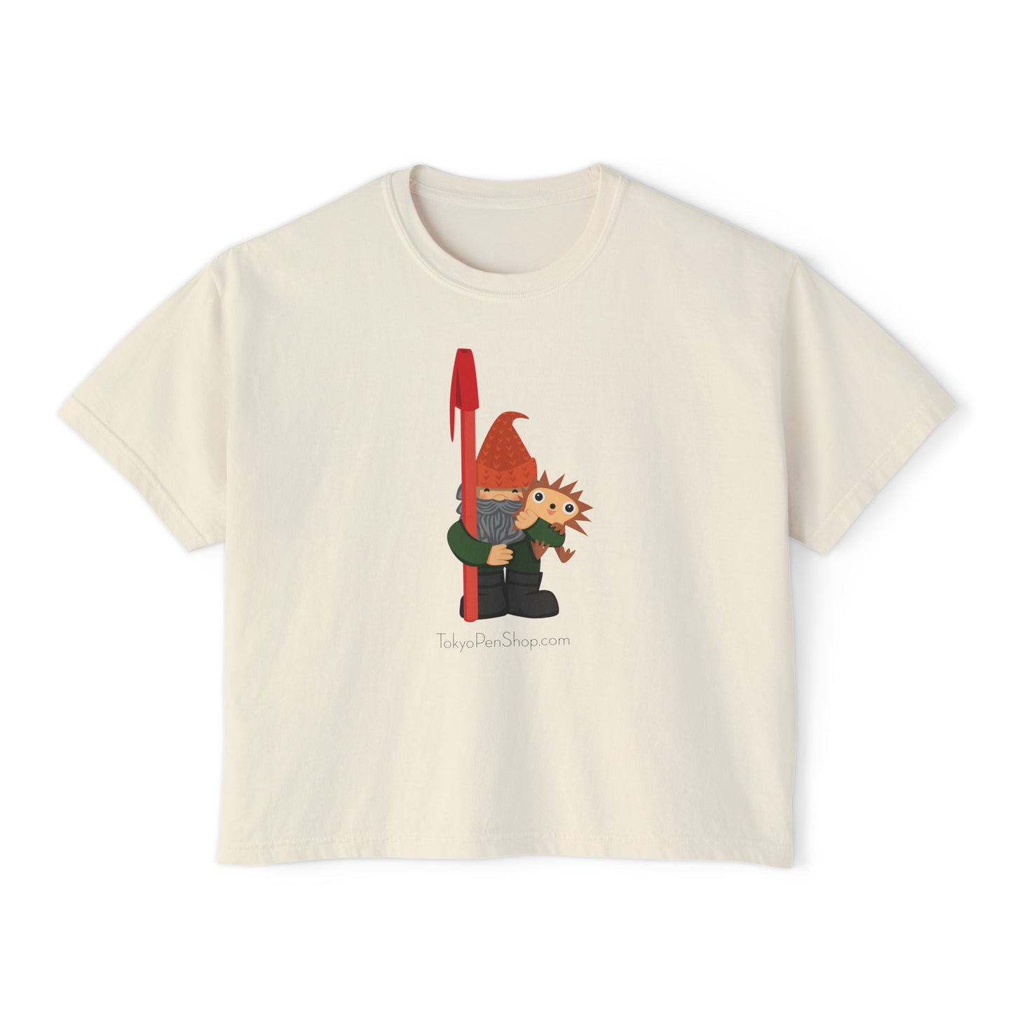 Tokyo Pen Shop Hiro with Gnome Women's Boxy Tee