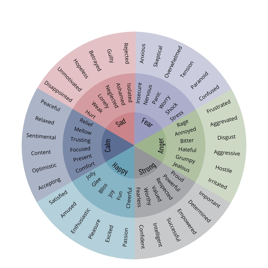 Sac fourre-tout en toile de coton Feelings Wheel