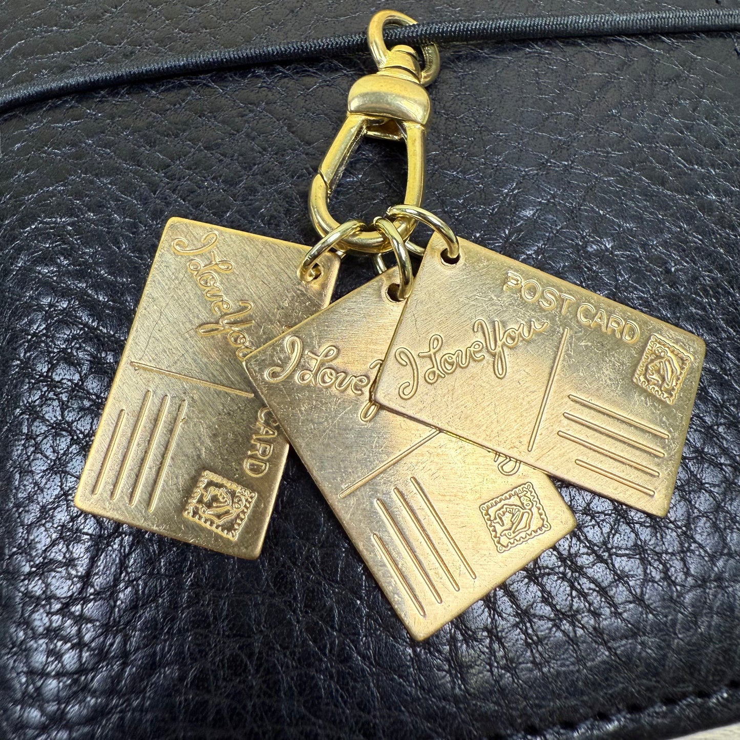 Postcard Brass Charm for Traveler's Notebook