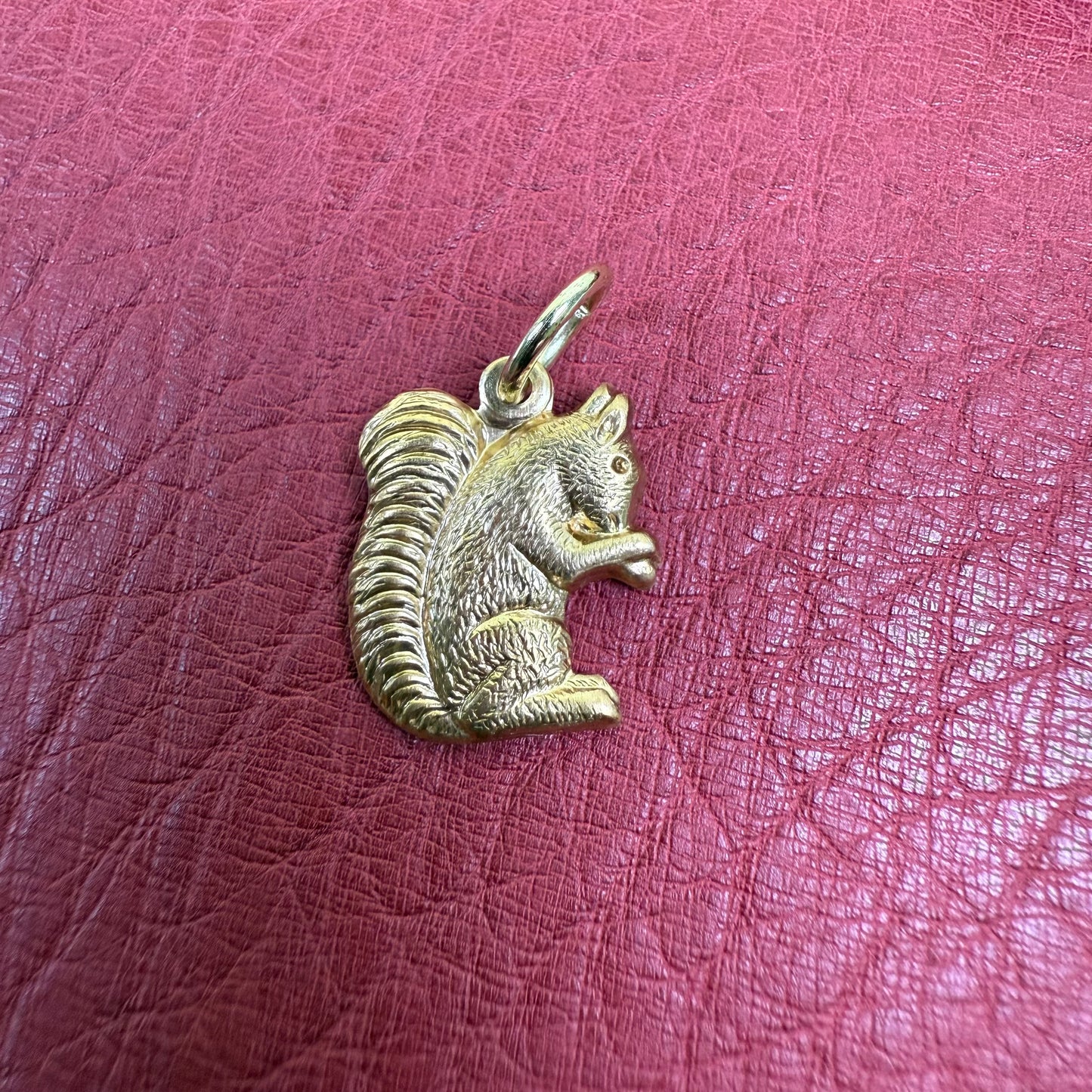 Squirrel Brass Charm for Traveler's Notebook